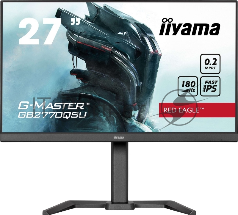 Монитор Iiyama 27 G-Master GB2770QSU-B6, черный, IPS LED 0.2ms 16:9 HDMI M/M матовая HAS Piv 1200:1 400cd 178гр/178гр 2560x1440 180Hz DP 2K USB 5.7кг
