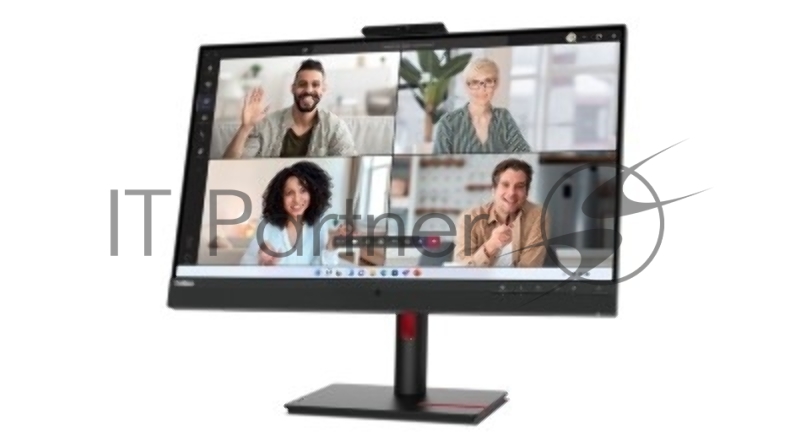 Монитор Lenovo 27 ThinkVision T27hv-30, черный, IPS LED 4ms 16:9 HDMI M/M Cam матовая HAS Piv 1000:1 300cd 178гр/178гр 2560x1440 75Hz DP 2K USB 7.9кг