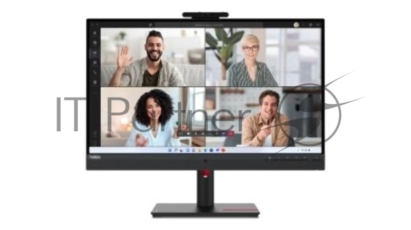 Монитор Lenovo 27 ThinkVision T27hv-30, черный, IPS LED 4ms 16:9 HDMI M/M Cam матовая HAS Piv 1000:1 300cd 178гр/178гр 2560x1440 75Hz DP 2K USB 7.9кг