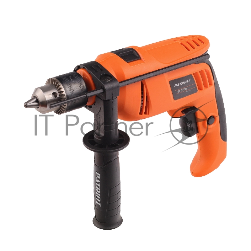 Дрель электрическая ударная PATRIOT FD 675H, 675Вт, 2800об/мин, 44800уд/мин, макс. диаметр сверления 13мм