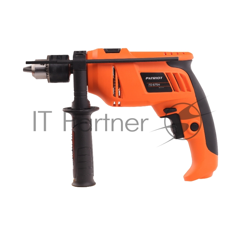 Дрель электрическая ударная PATRIOT FD 675H, 675Вт, 2800об/мин, 44800уд/мин, макс. диаметр сверления 13мм