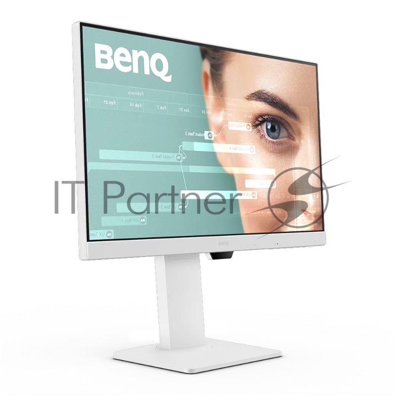 Мониторы Benq GW2486TC 23.8, 1920x1080, IPS, 100Hz, 1300:1, 250cd, 5ms, HDMI, DP, Speakers, Height adj 130, Pivot, Flicker-freeLow Blue Light, 3Y, White