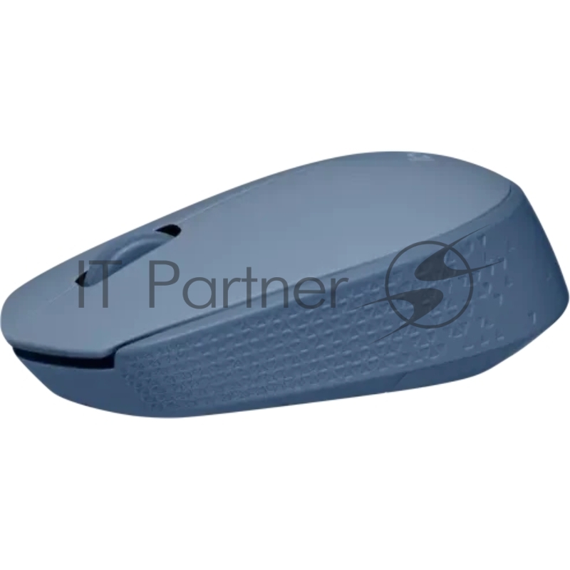 Мышь беспроводная Logitech M172 синий, 1000 dpi, радиоканал, USB, кнопки - 3