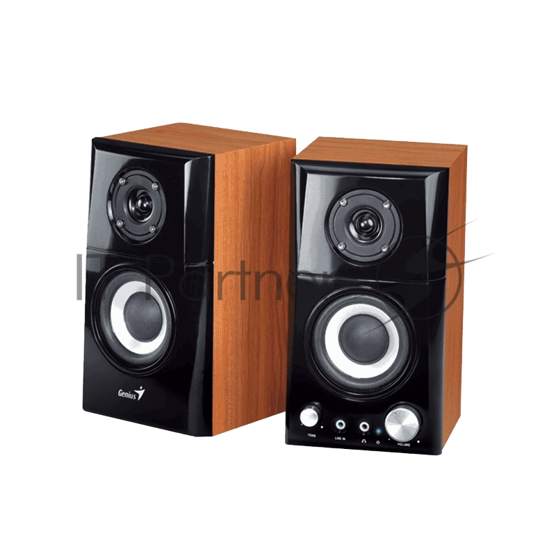Колонки Genius SP-HF500A II, Bluetooth, wood, 16 W, 100–240 V, color: wood