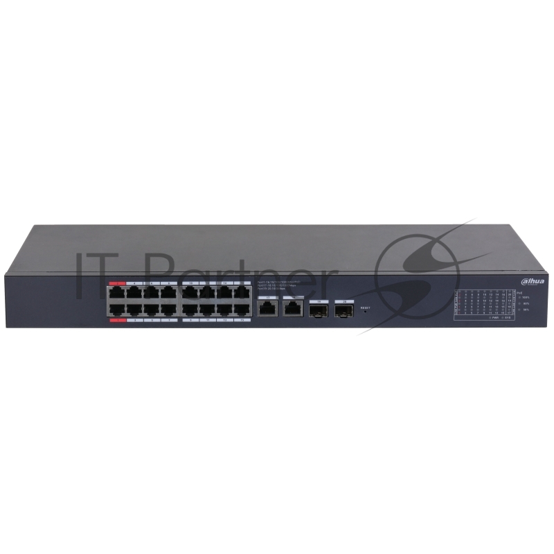 Коммутатор Dahua DH-CS4220-16GT-190 16x100Мбит/с 2x1Гбит/с 2xКомбо(1000BASE-T/SFP) управляемый