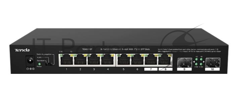 Коммутатор 8PORT 2.5G /2SFP TEM2010F TENDA