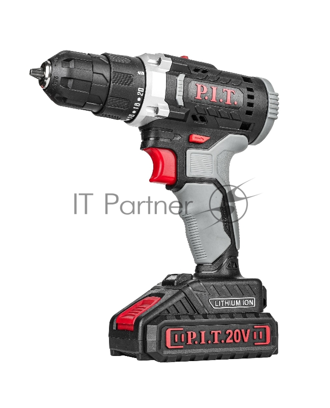 Дрель-шуруповерт P.I.T. PSR18-D5 PROMO, 30Нм, 20В, 1,5 Ач, патрон быстрозажимной реверс