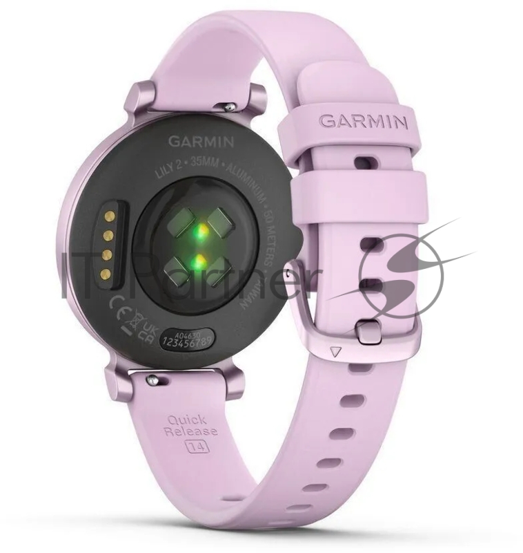 Смарт-часы Garmin Lily 2 Active серебристый, фиолетовый жасмин 38мм
