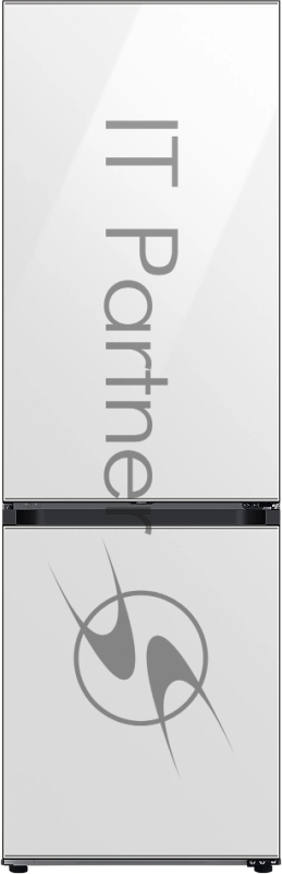 Холодильник Samsung RB34C7B5E12/EF 2-хкамерн. белый стекло