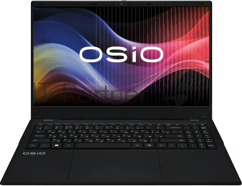 Ноутбук Osio BaseLine B150i-005b N-series N100 8Gb SSD512Gb Intel UHD Graphics 15.6 IPS FHD (1920x1080) noOS black WiFi BT Cam 5000mAh