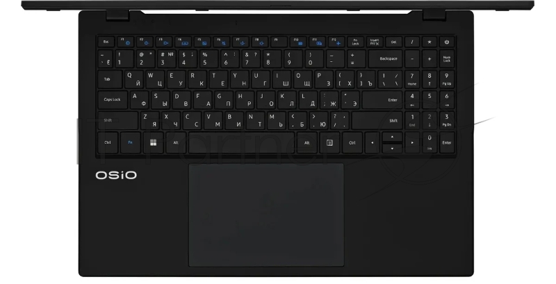 Ноутбук Osio BaseLine B150i-005b N-series N100 8Gb SSD512Gb Intel UHD Graphics 15.6 IPS FHD (1920x1080) noOS black WiFi BT Cam 5000mAh