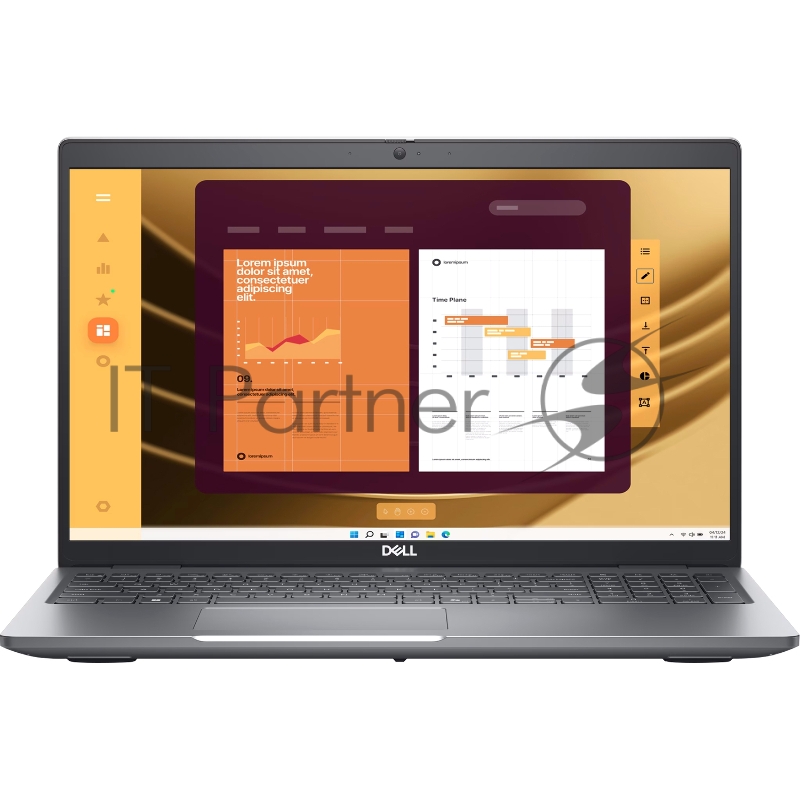 Ноутбук Dell Latitude 5550 15.6(1920x1080 (матовый) IPS)/Intel Core Ultra 5 135U(1.6Ghz)/16384Mb/512SSDGb/ Graphics/Cam/BT/WiFi/42WHr/war 1y/1.62kg/Silver/Ubuntu (210-BLMP) Eng kbd