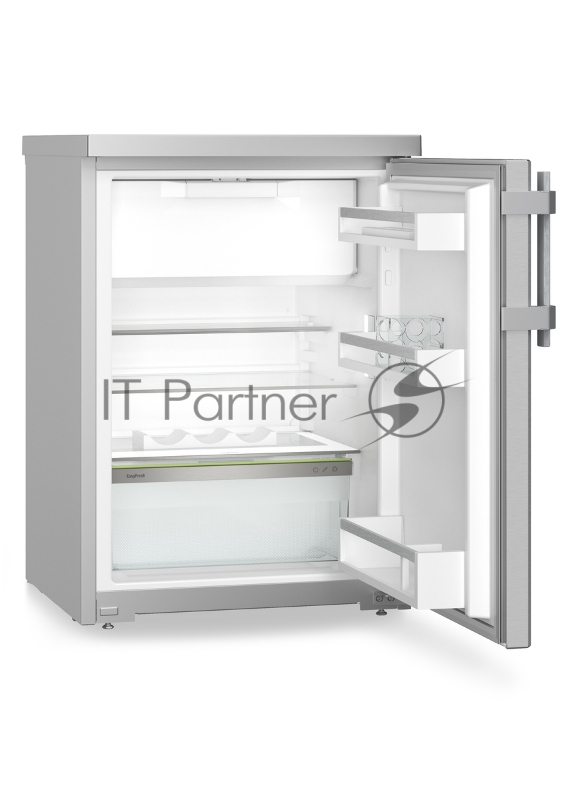 Холодильник Liebherr 85x60х60.7, однокамерный, объем камер 109/17л, морозильная камера сверху, серебристый