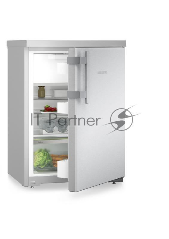 Холодильник Liebherr 85x60х60.7, однокамерный, объем камер 109/17л, морозильная камера сверху, серебристый