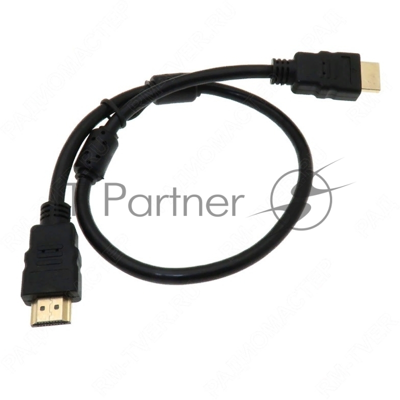 Кабель соединительный аудио-видео Premier 5-813 HDMI (m)/HDMI (m) 0.75м. феррит.кольца черный (5-813 0.75)