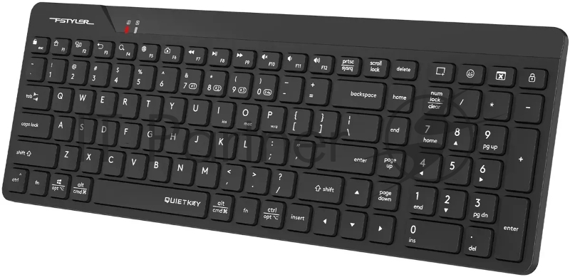 Клавиатура A4Tech Fstyler FBK23 AS черный USB беспроводная BT/Radio (FBK23 AS)