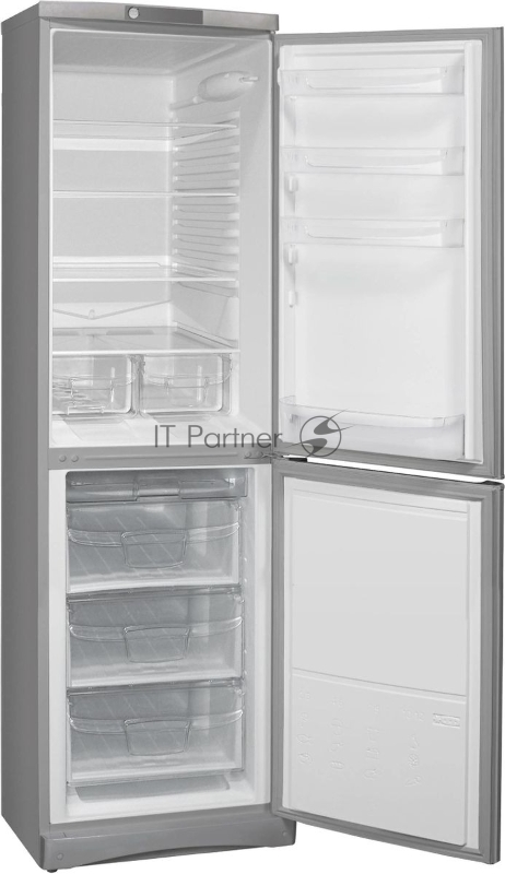 Холодильник INDESIT ES 20 GA, двухкамерный, Морозильная камера: снизу, 363л, серебристый