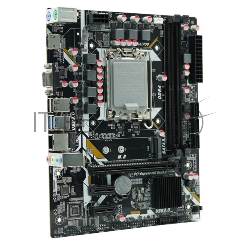 Материнская плата Afox IH610D4-MA5-V2 Motherboard H610 giga lan Micro-ATX