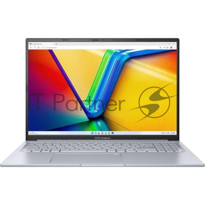 Ноутбук ASUS K3605ZV-N1219, 16(1920x1200 (матовый) WVA)/Intel Core i7 12700H(2.3Ghz)/32768Mb/1024PCI GeForce RTX4060(8192Mb)/Cam/BT/WiFi/70 1y/1.8kg/noOS, серебристый