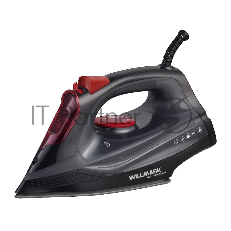 Утюг WILLMARK SI-2468CBP, 2400Вт, вертикальное отп., само очист., пар.удар., напряжение 230