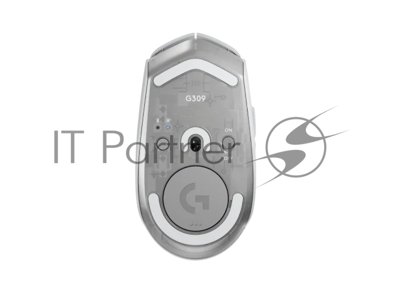 Мышь Logitech G309 Lightspeed белый оптическая 25600dpi беспров. BT 6but (910-007209)