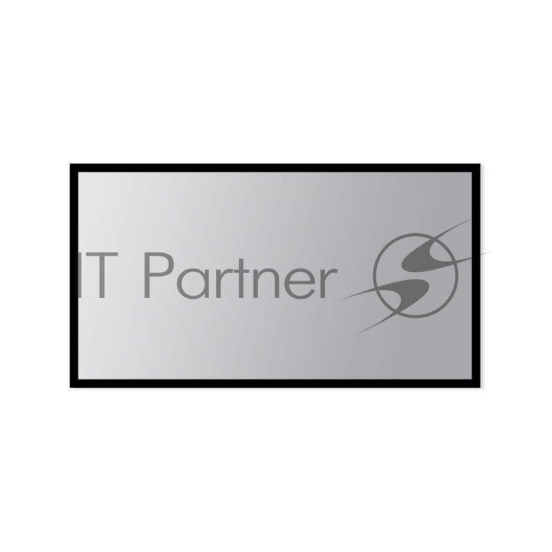 Экран для проектора SOK SCFRV-332x186G 150 16:9 на бархатной раме, High Contrast Gray, черная рама