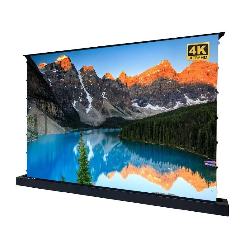 Экран SOK для UST проектора 266x150 см, 4K, напольный c электроприводом, черный
