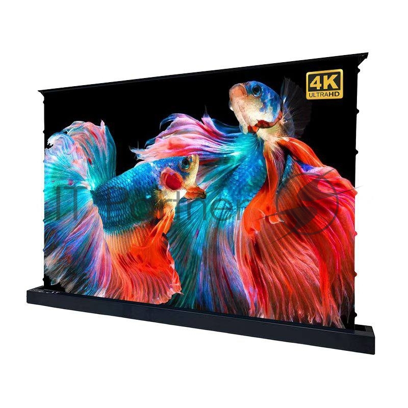 Экран SOK для UST проектора 266x150 см, 4K, напольный c электроприводом, черный