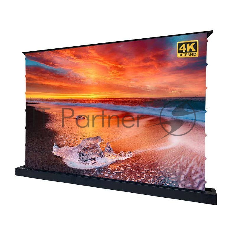Экран SOK для UST проектора 266x150 см, 4K, напольный c электроприводом, черный