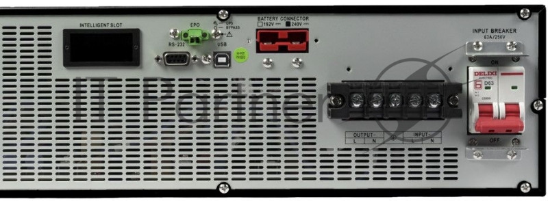 ИБП Systeme Electriс Smart-Save Online SRV, 10000VA/9000W, On-Line, Extended-run, Rack 6U(Tower convertible), LCD, Out: Hardwire, SNMP Intelligent Slot, USB, RS-232