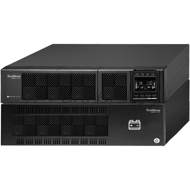 ИБП Systeme Electriс Smart-Save Online SRV, 1000VA/900W, On-Line, Extended-run, Rack 2U(Tower convertible), LCD, Out: 6xC13, SNMP Intelligent Slot, USB, RS-232