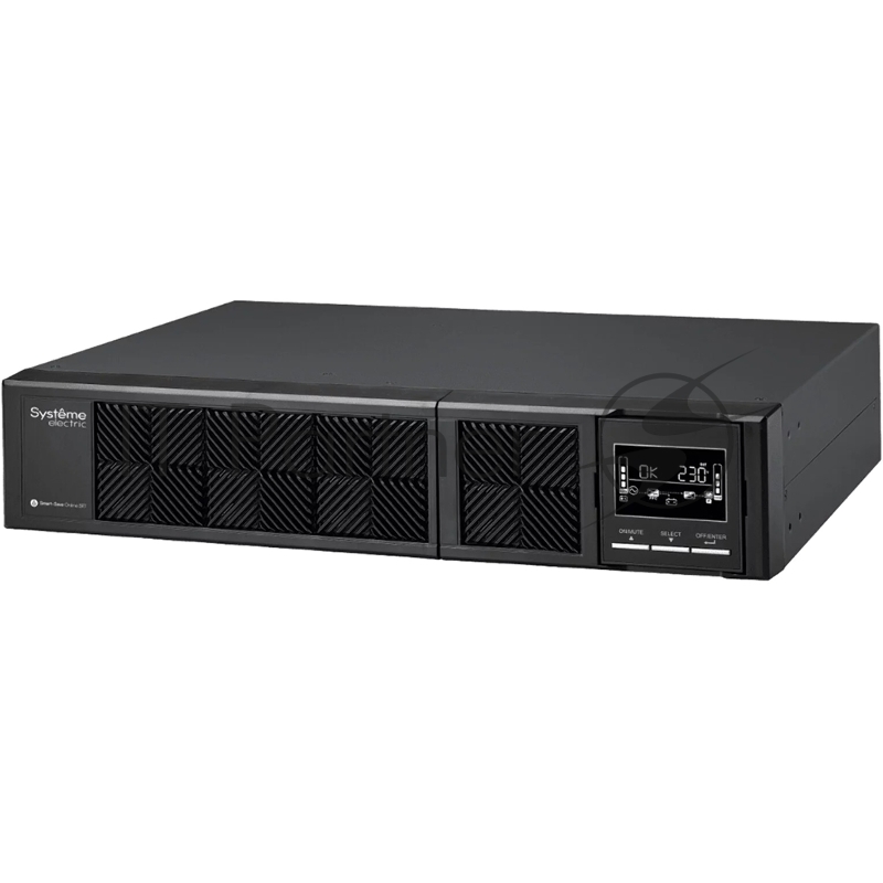 ИБП Systeme Electriс Smart-Save Online SRV, 3000VA/2700W, On-Line, Rack 2U(Tower convertible), LCD, Out: 6xC13+1xC19, SNMP Intelligent Slot, USB, RS-232
