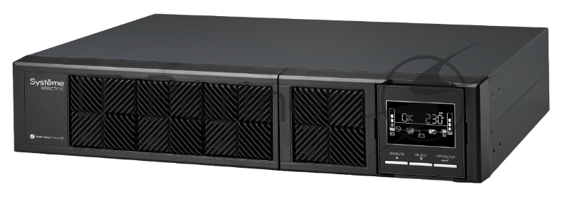 ИБП Smart-Save Online SRT Systeme Electric 3000 ВА, конвертируемый форм-фактор 2U, 230 В, 8 розеток IEC C13 + 1хС19, SmartSlot, LCD, USB HID, SNMP карта, версия с возможностью увеличения времени автономии