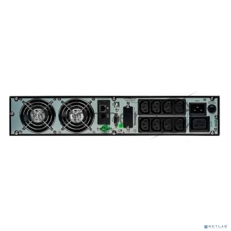 ИБП Smart-Save Online SRT Systeme Electric 3000 ВА, конвертируемый форм-фактор 2U, 230 В, 8 розеток IEC C13 + 1хС19, SmartSlot, LCD, USB HID, SNMP карта, версия с возможностью увеличения времени автономии