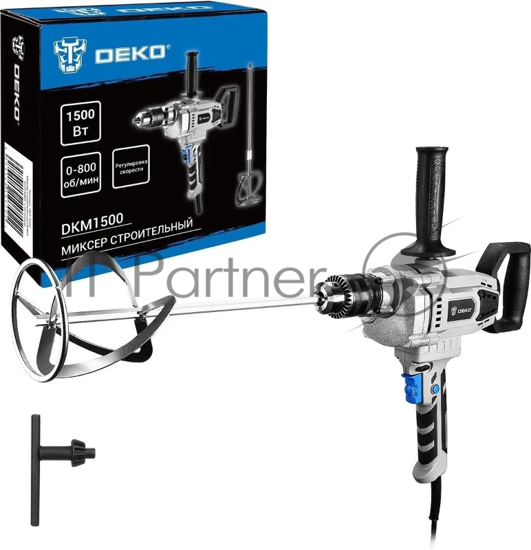 Дрель-миксер Deko DKM1500 1500Вт ключевой реверс (063-4992)