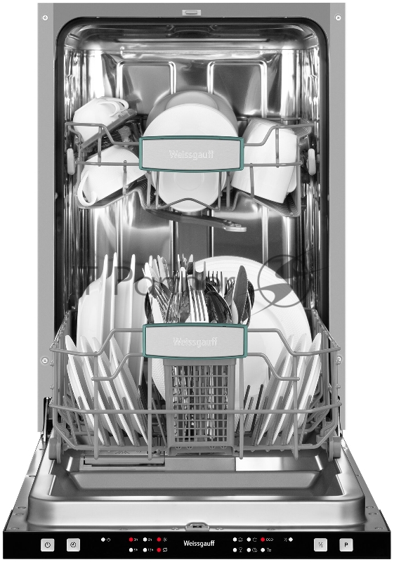 Встраиваемая посудомоечная машина Weissgauff BDW 4026, узкая