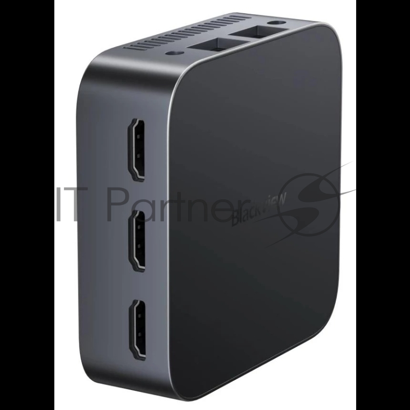 Мини ПК Blackview MP80 (Intel N5095) 16+1TB, 512GB, WIFI a/b/g/n/ac, Bluetooth 4.2, Win11 Pro, USB3.0, HDMI 1.4b Type A *2, RJ45*1, 5.5/2.1mm DC Jack *1, 3.5mm Phone Jack*1, Colour: Black