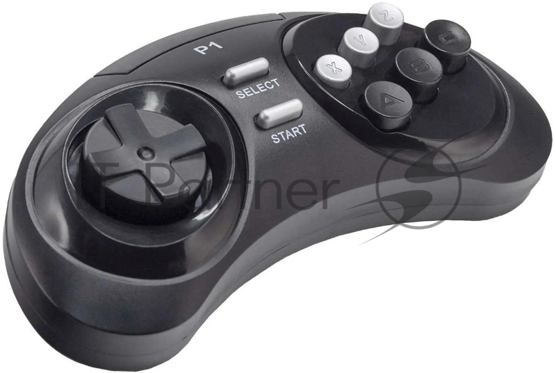 Джойстик беспроводной Retro Genesis Controller 16 Bit для HD Ultra, P1 черный
