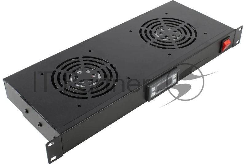 5bites Модуль охлаждения FM-15 для сетевых шкафов 2*FANS / LCD / ТЕРМОСТАТ / 1U / 19