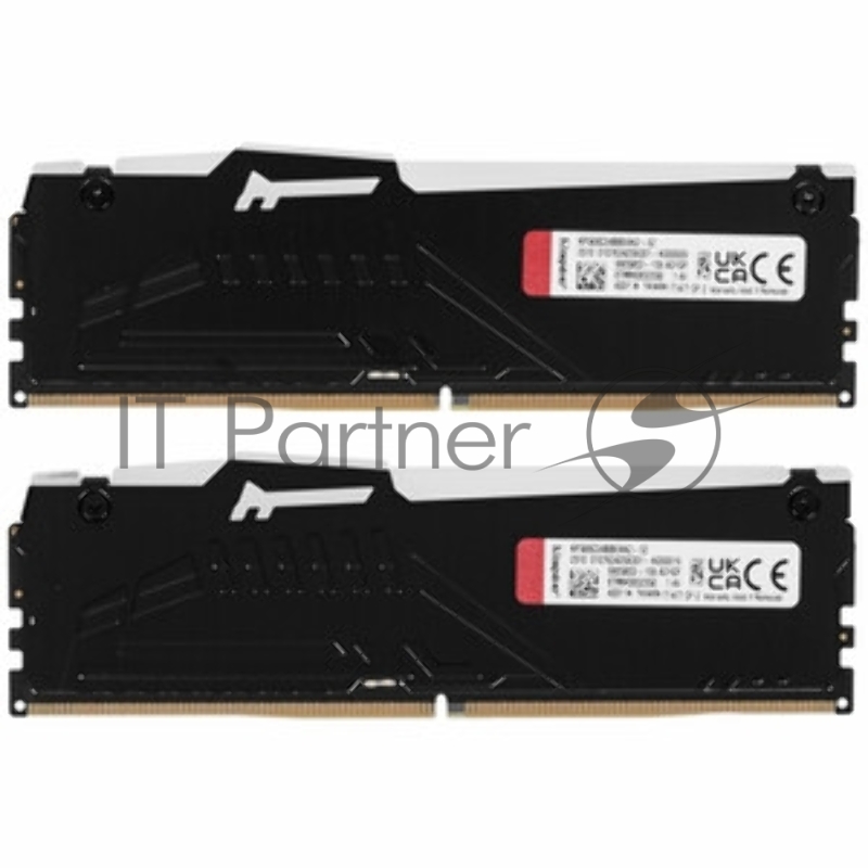 Модуль памяти DDR 5 DIMM 32Gb PC54400, 6800Mhz, Kingston FURY Beast Black EXPO CL34 (Kit of 2) (KF568C34BBEK2-32)