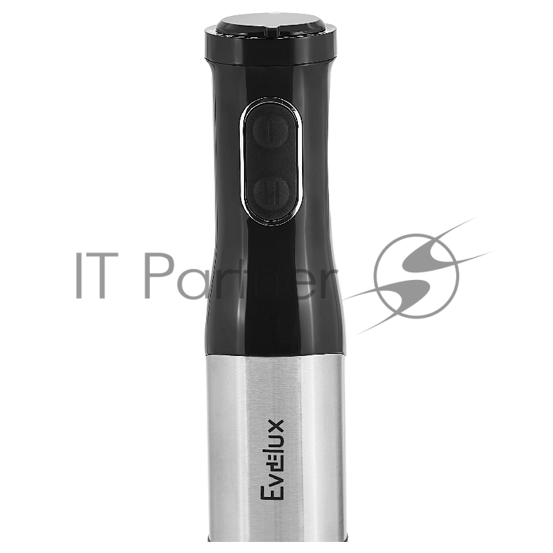 Погружной блендер EVELUX EHB 0301 B, 20 скоростей, 3 насадки, турборежим, кнопочное управление, венчик для взбивания, мерный стакан, защита от перегрева, цвет черный