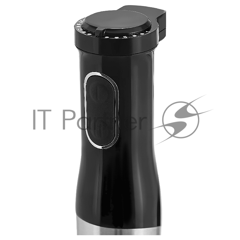 Погружной блендер EVELUX EHB 0301 B, 20 скоростей, 3 насадки, турборежим, кнопочное управление, венчик для взбивания, мерный стакан, защита от перегрева, цвет черный