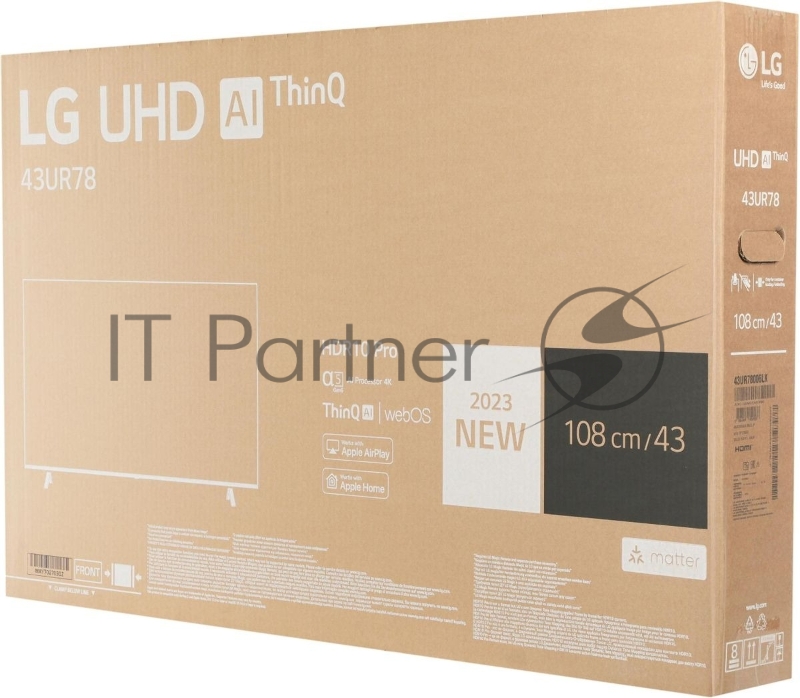 Телевизор LG 43UR78006LK