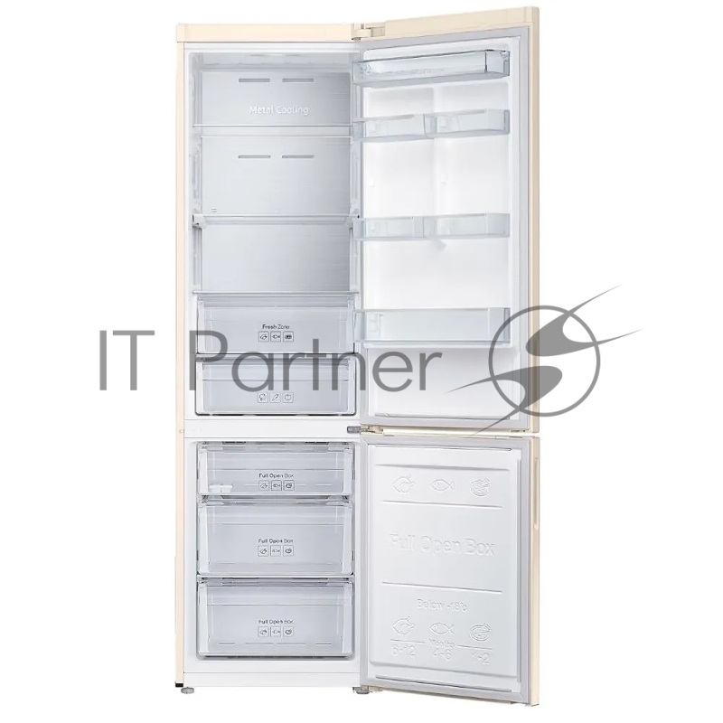 Холодильник Samsung RB37A5271EL/WT, бежевый