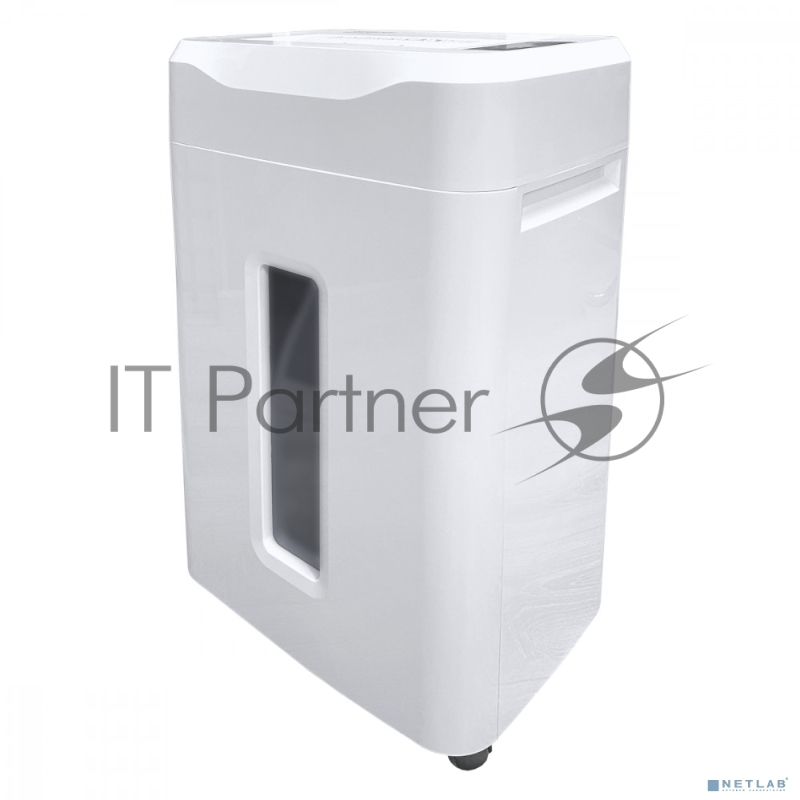 Шредер Office Kit S243N 3,9х38 белый (секр.P-4) фрагменты 35лист. 35лтр. скрепки скобы пл.карты CD