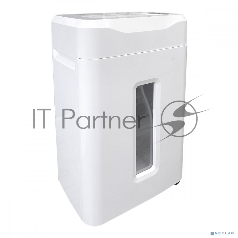 Шредер Office Kit S243N 3,9х38 белый (секр.P-4) фрагменты 35лист. 35лтр. скрепки скобы пл.карты CD