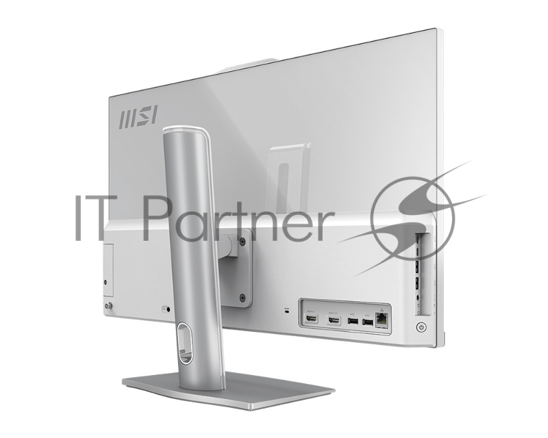 MSI Modern AM242P 1M AiO 23,8 FHD (1920x1080)IPS AG Non-touch, Core i3-100U (1.2GHz), 8Gb DDR5(1*8GB), 512GB SSD M.2, Intel UHD, WiFi, BT, camera, WirelessKB&mouse Eng/Rus, No OS,1y,White