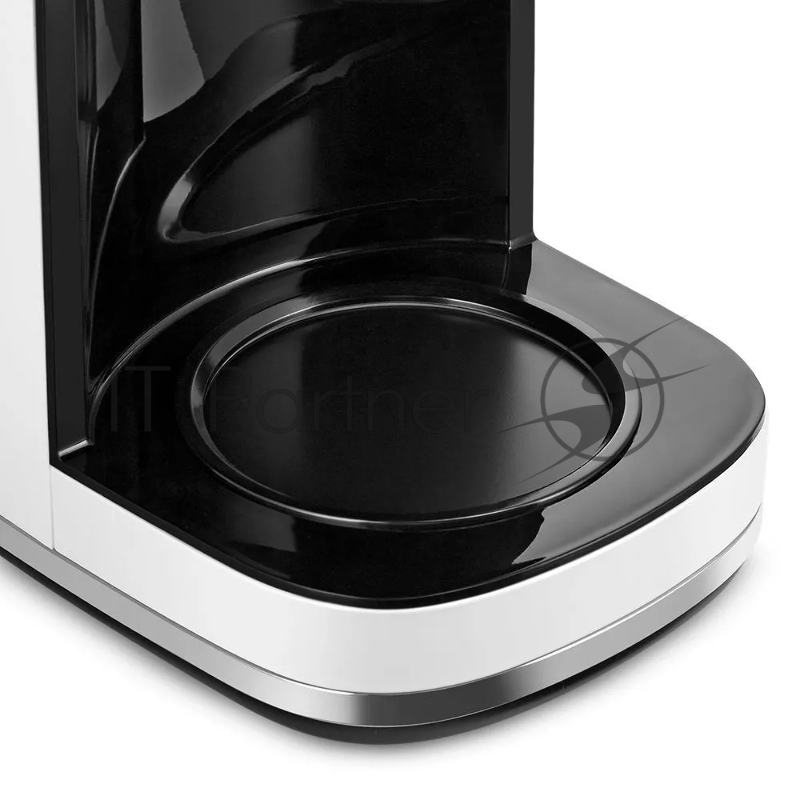 Кофеварка капельная Kitfort КТ-7216 белый/черный, исп. кофе - молотый, 1.5 л, 900 Вт