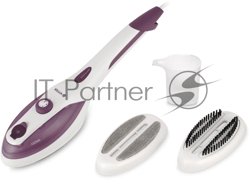 Отпариватель ручной Vitek 1287-VT-02 1000Вт белый/фиолетовый