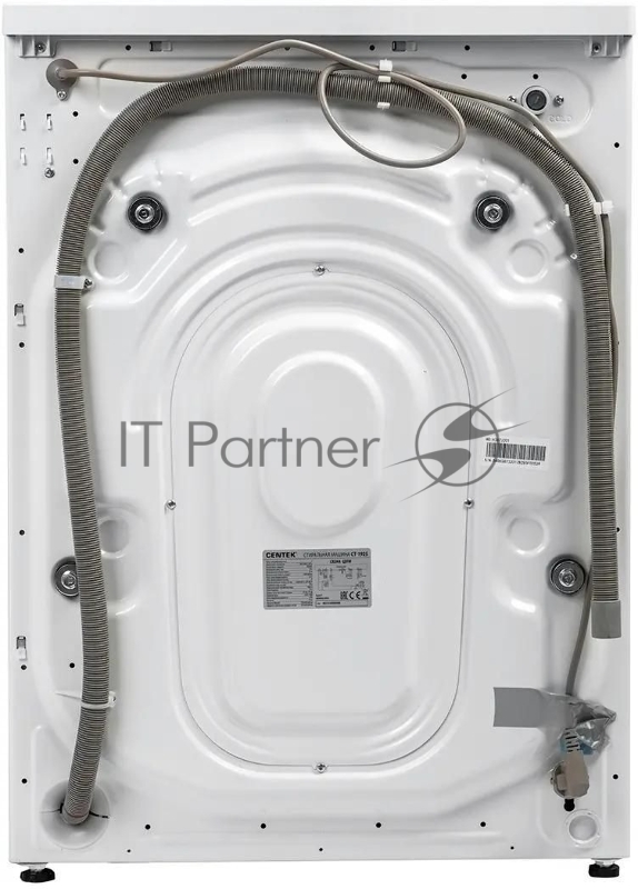 Стиральная машина CENTEK CT-1925, с фронтальной загрузкой, 12кг, 1400об/мин, инверторная, белый